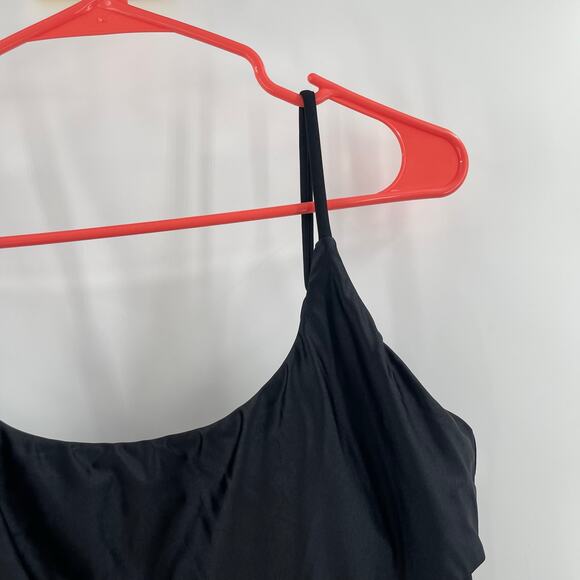 Red Carter Swimsuit Size 10 Mio Splice and Dice NEW Cut Out One Piece Black NWOT - Picture 12 of 16